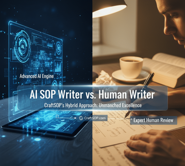 AI SOP Writer vs. Human Writer