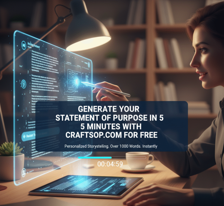 Generate Your Statement of Purpose in 5 Minutes